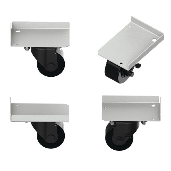 ProLine G2 Caster Kit, Lt Gray, Polyamide/Steel