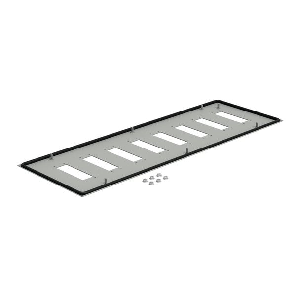 Closure Plates, fits 800mm, Lt Gray, St