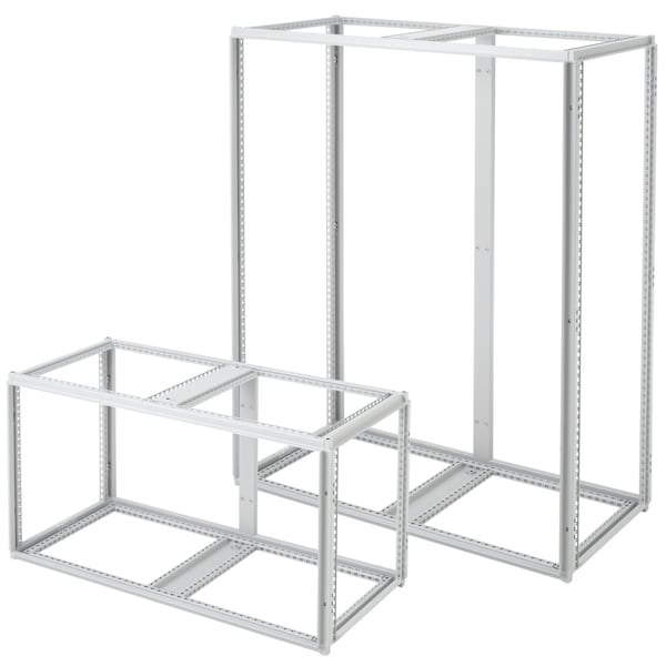 Double-Bay Frames, 2000x1200x500mm, Lt Gray, Steel