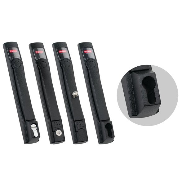 Flush Swing Handles, fits Doors, Steel