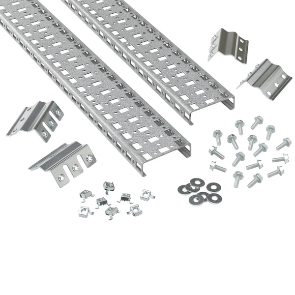Full-Height Vertical Grid Straps, 1295x75mm, Steel