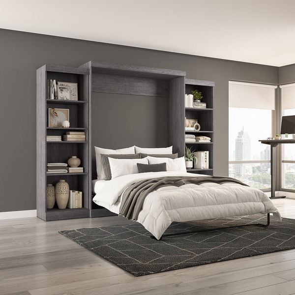 Queen Wall Bed Kit, Bark Gray, 115