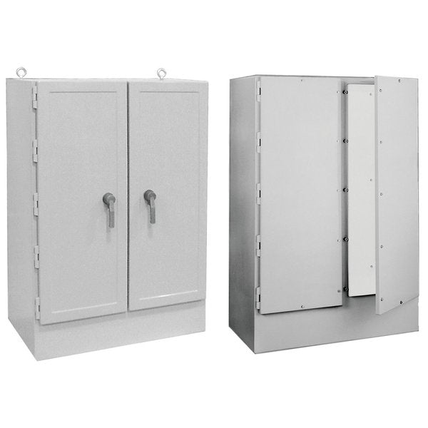 Two-Door Free-Stand, Type 4X, 72.00x49.00x24.50, Fiberglass