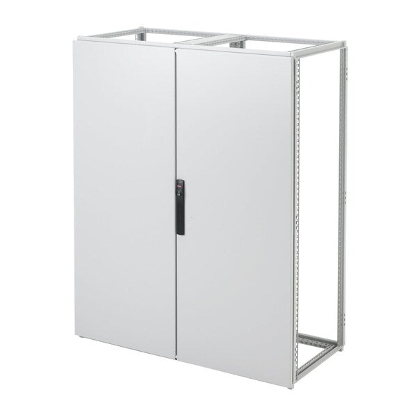 PROLINE Overlapping Doors, 84.21x39.06x0.00, Lt Gray, Steel