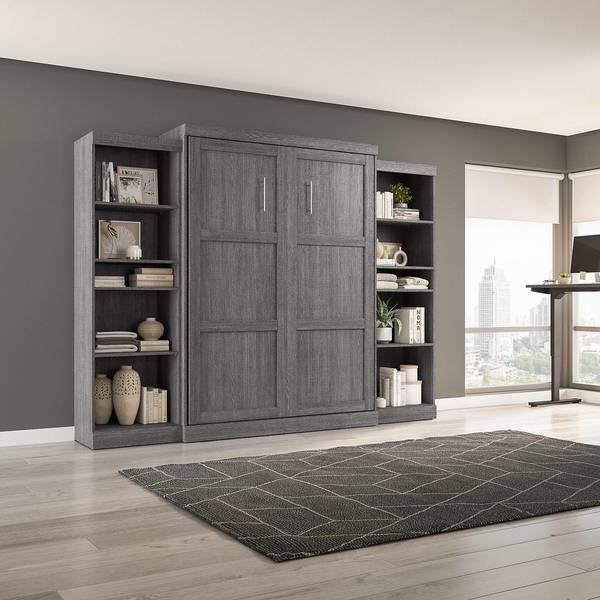 Queen Wall Bed Kit, Bark Gray, 115