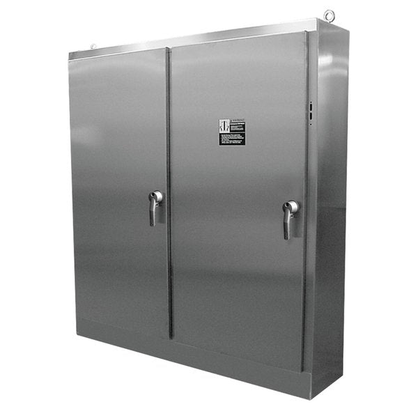 NEMA NEMA Type 12 72.12 H x 2559 W x 18.12 D Stainless Steel Heavy, Duty Free, Stand En