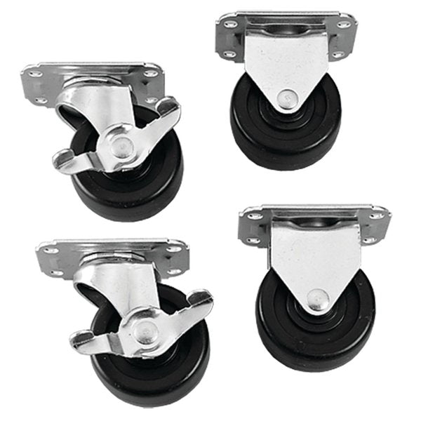Caster Kit, Fits 18.00 deep, Steel