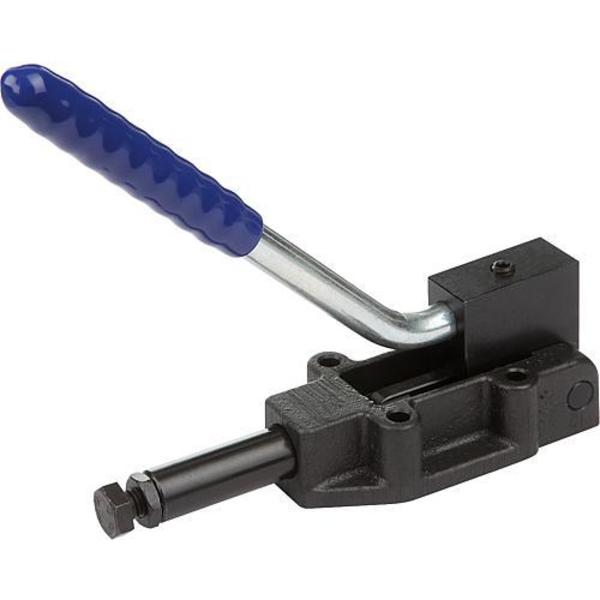 Push-Pull Clamp, Reversible Handle, Heavy Version, F1=12100, F2=50000, Steel Phosphated, 254 MM Base