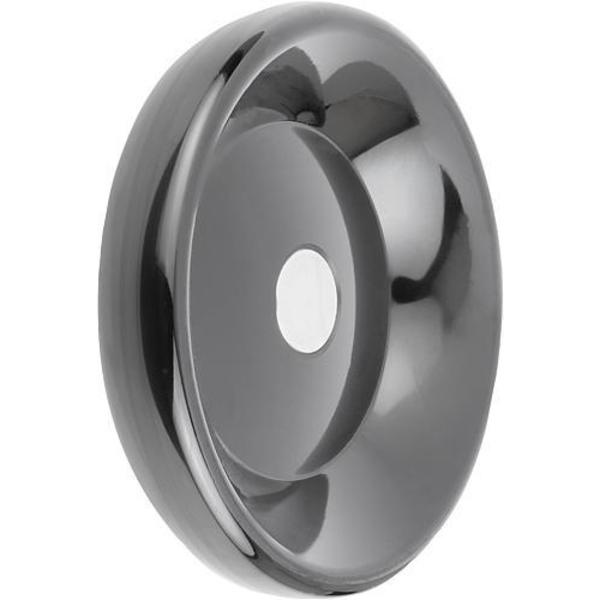 Disc Handwheel, Thermoset, Hub Steel, D1= 160 mm, Pilot Hole D2= 10 mm, Form: D, Without Grip