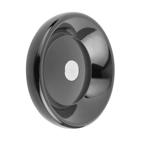 Disc Handwheel, Thermoset, Hub Steel, D1= 160 mm, Pilot Hole D2= 10 mm, Form: D, Without Grip