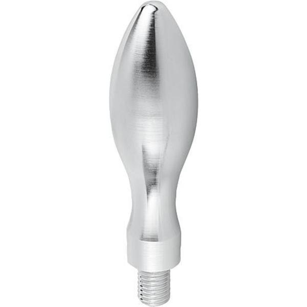 Machine Handle, DIN 39, Fixed, Form: E, Steel, Blue-Passivated, Handle Length L1=112, D= M16