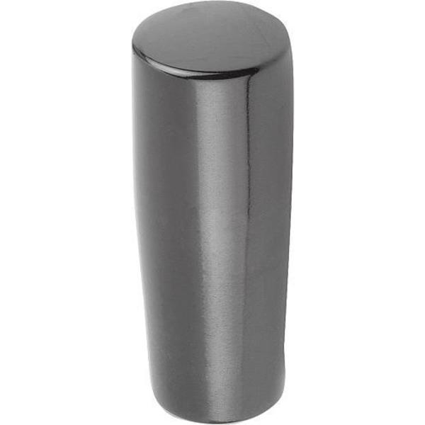 Taper Grip, Fixed, Size: 1 D= M05, D1= 17, Form: E, Thermoset High-Polish Finish Black