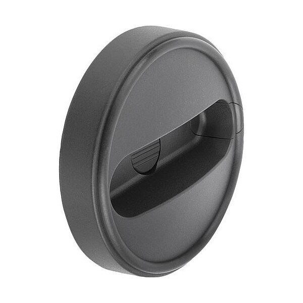 Handwheel, Thermoplastic, Diameter D1= 100 mm, Reamed Hole D2= 10 mm, Size: 2, Without Grip