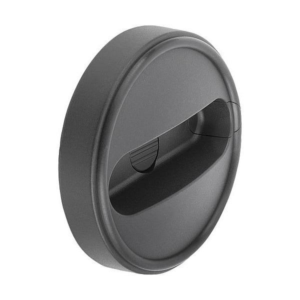Handwheel, Thermoplastic, Diameter D1= 100 mm, Reamed Hole D2= 12 mm, Size: 2, Without Grip