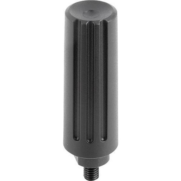 Cylinder Grip Revolving Size:3, Form: A D= M6x9, L1=61, 4, Thermoplastic, Comp: Steel