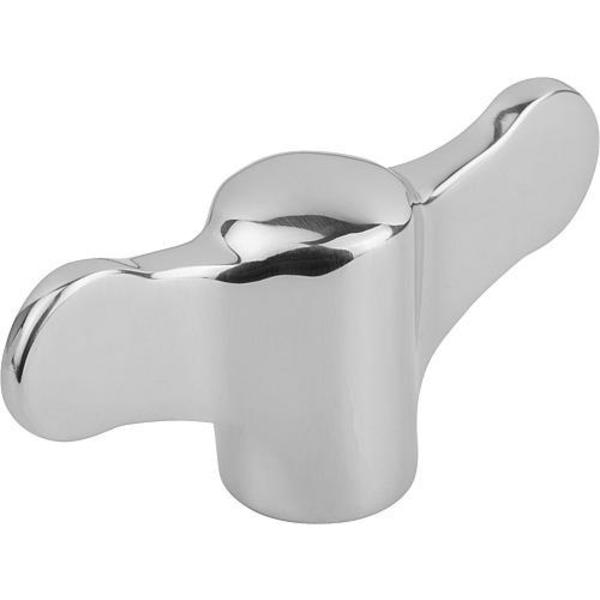 Wing Grip D=3/8-16 A=75 H=35 Stainless Steel 1.4308 Polished