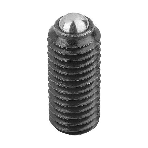 Spring Plunger Standard Spring Force D=M06 L=15, Steel, Comp: Ball Steel
