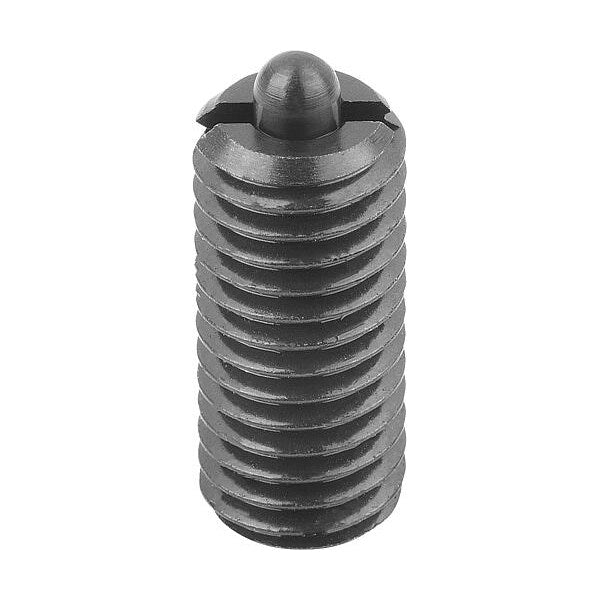 Spring Plunger Standard Spring Force D=M05 L=18, Steel, Comp: Pin Steel