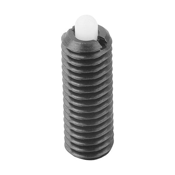 Spring Plunger Light Spring Force D=1/2-13 L=28, Steel, Comp: Pin Pom