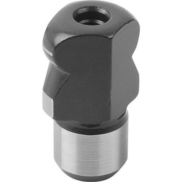 Locating Pin With Ball-End, Flattened, C=10, Form: D Tool Steel