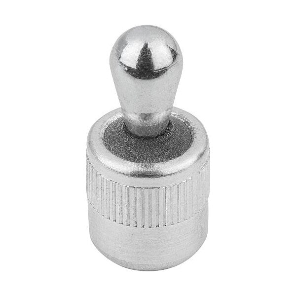 Lateral Spring Plunger, Spring Force With Seal D=10, D2= 10, L1=10, Aluminum, Pin: Steel