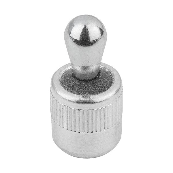 Lateral Spring Plunger, Spring Force With Seal D=7/16, D2= 7/16, L1=10, Aluminum, Pin: Steel