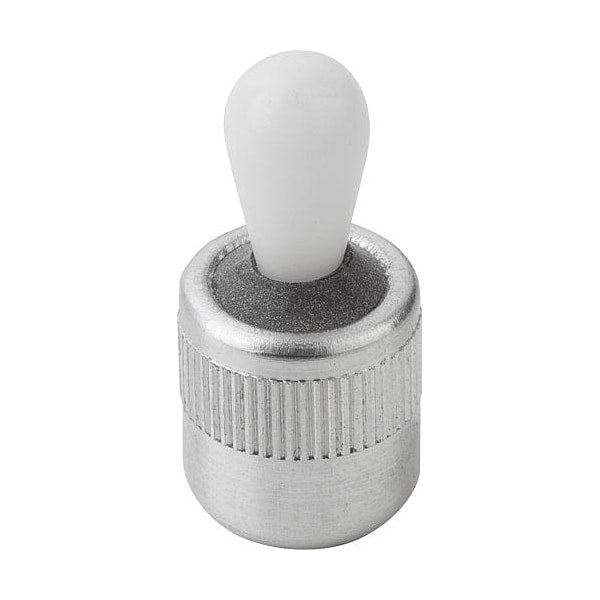 Lateral Spring Plunger, Spring Force With Seal D=7/16, D2= 7/16, L1=10, Aluminum, Pin: Plastic