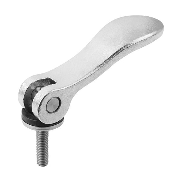 Cam Lever, Stainless Steel Electropolished, Size: 0, 10-24X50, A=52, 3, B=18, Comp: Stainless Steel