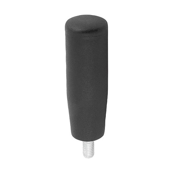 Cylinder Grip Revolving, D=M08 Thermoplastic, Comp: Steel, With Hex Socket