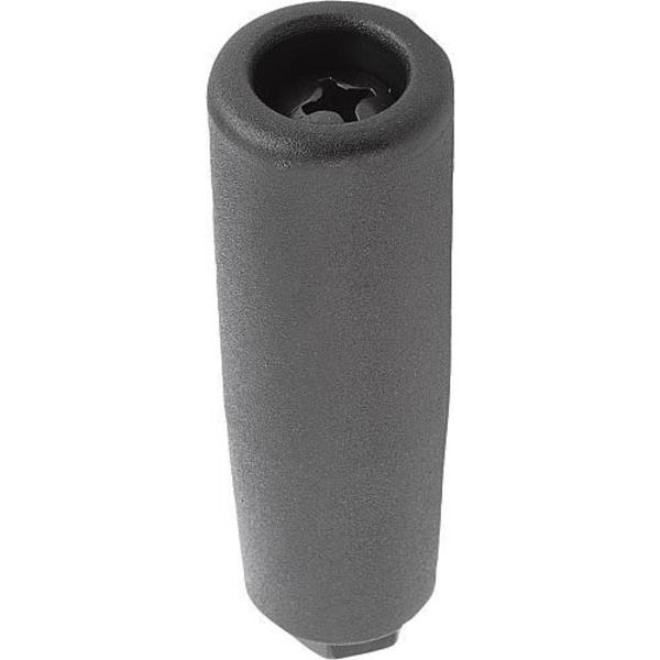 Cylinder Grip Fold-Down D=M06, Form: A Thermoplastic, Comp: Steel