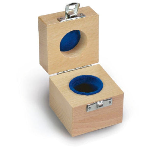 Wooden box 1 x 10 g E1 + E2 + F1, uphols