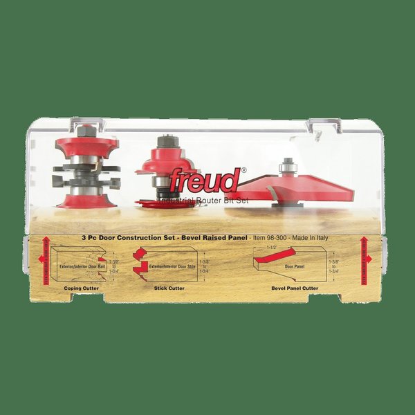 Piece Door Construction Bit Set, 3