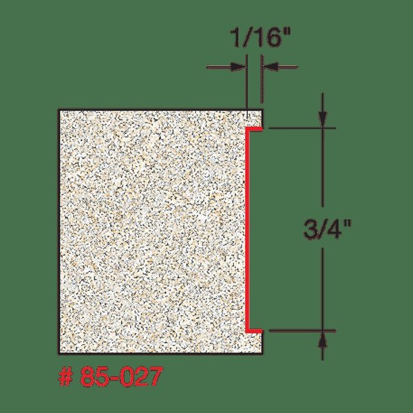 Depth Inlay Bit, 1/16