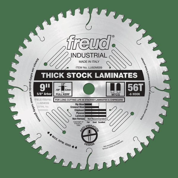 Thick-Stock Laminate Blade, 9
