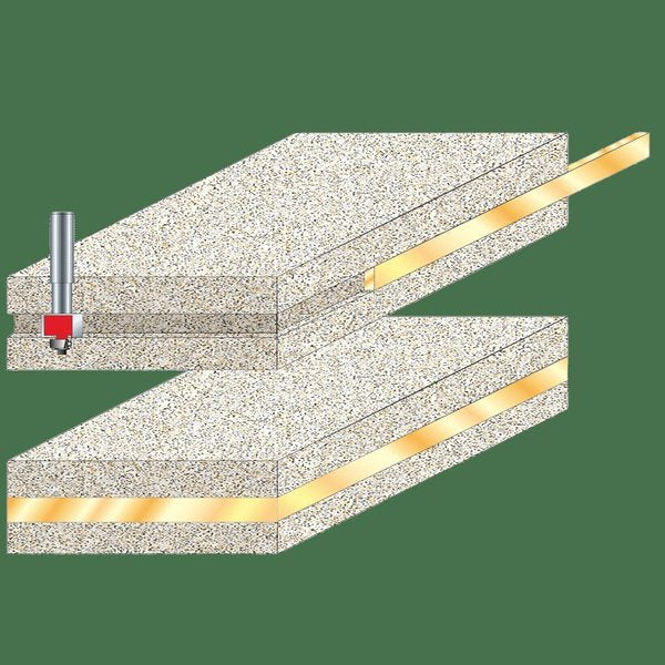Depth Inlay Bit, 1/8