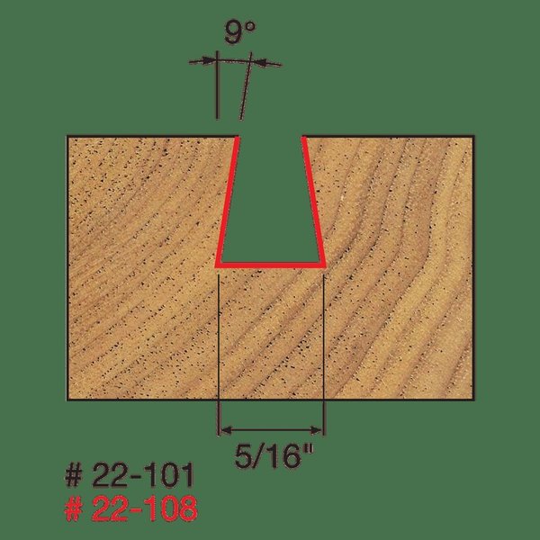 Dovetail Bit, 5/16