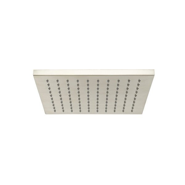 Kubos Rain Shower Head, Brushed Nickel