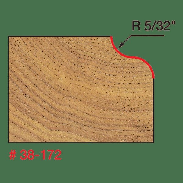 Ogee Bit (Quadra-Cut), 1-3/8