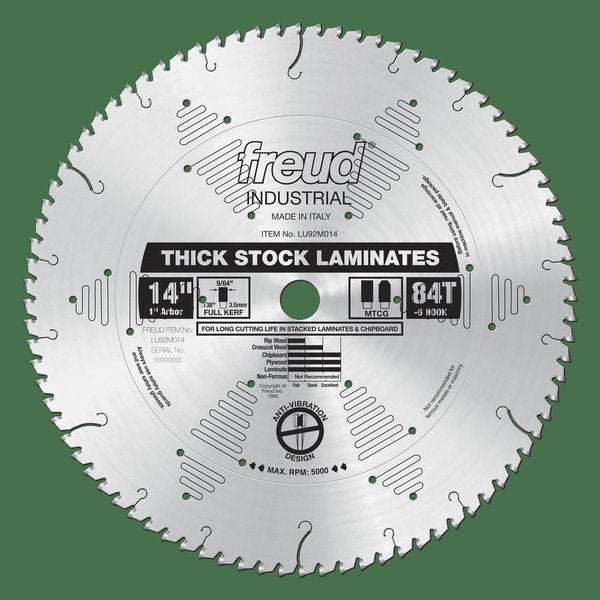 Thick-Stock Laminate Blade, 14