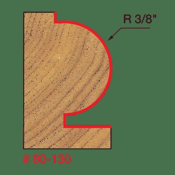 Radius Traditional Beading Bit, 3/8