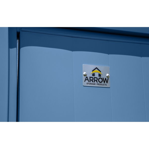 10x8 Select Steel Storage Shed, Blue Grey