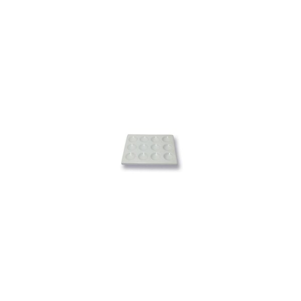 Porcelain Spot Plate, 90X29 mm 3-Well