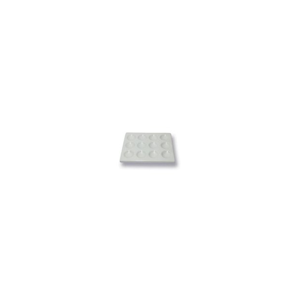 Porcelain Spot Plate, 94X62 mm 6-Well