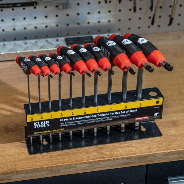 10 Piece T-Shape Hex Key Set, JTH610EB