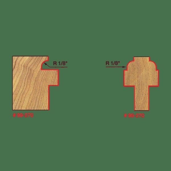 Divided Lite Cabinet Door Bit Set, 1-17/