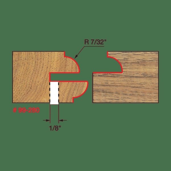 Recoverable Bead Glass Door Bit Sets, 2-