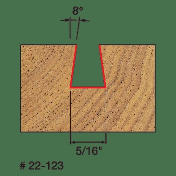 Dovetail Bit, 5/16
