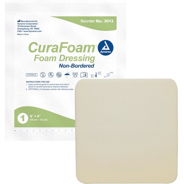 CuraFoam Foam Dressing-6x6