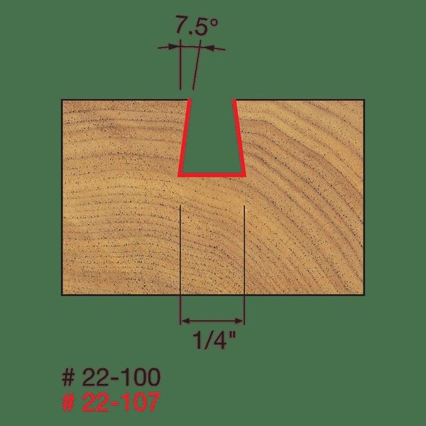 Dovetail Bit, 1/4
