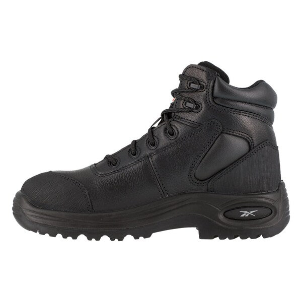 Size 7 Women's 6 in Work Boot Composite Safety Footwear, Black
